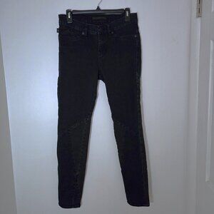 Rock & Republic Kylie Mid-Rise Moto Skinny Jeans